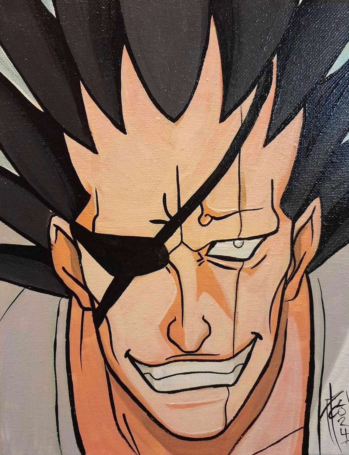 Fan art Painting - Kenpachi