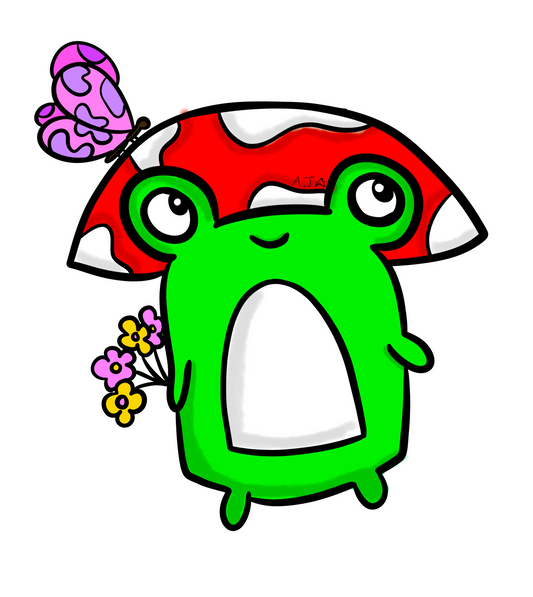 Mushroom Frog - by Abbey